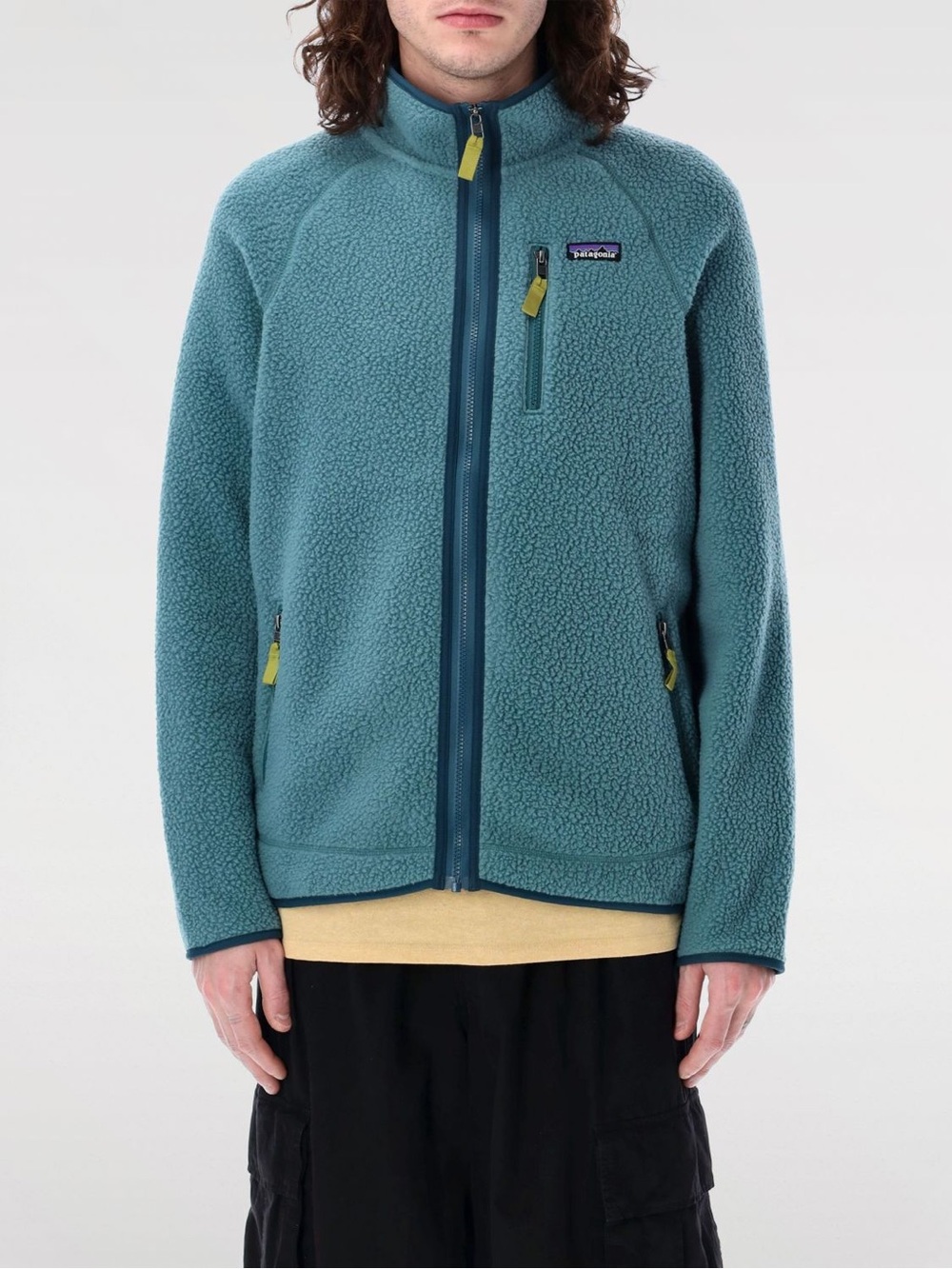 Patagonia Teal Full‑Zip Men's Performance Fleece Jacket